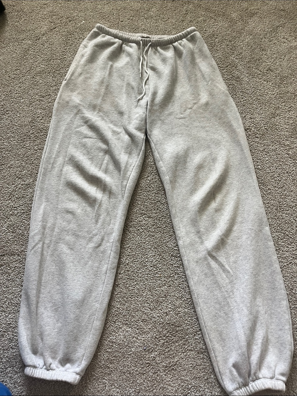 Brandy Melville Light Gray Men's Sweatpants - Casual Joggers